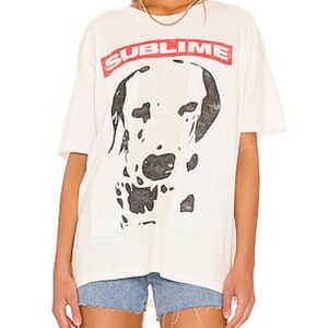 DAYDREAMER Sublime Merch Tee in Vintage White